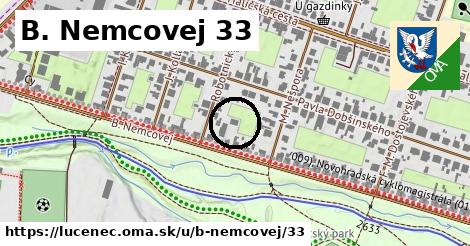 B. Nemcovej 33, Lučenec