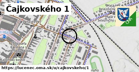 Čajkovského 1, Lučenec