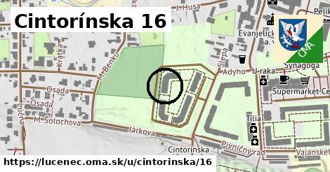 Cintorínska 16, Lučenec