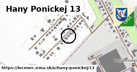 Hany Ponickej 13, Lučenec
