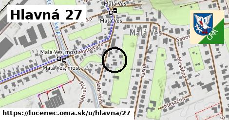 Hlavná 27, Lučenec