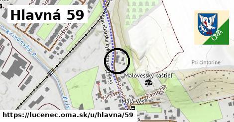 Hlavná 59, Lučenec