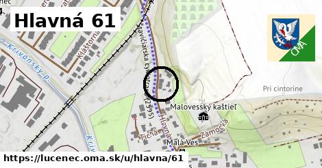 Hlavná 61, Lučenec