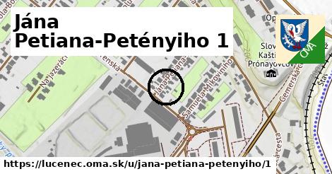 Jána Petiana-Petényiho 1, Lučenec