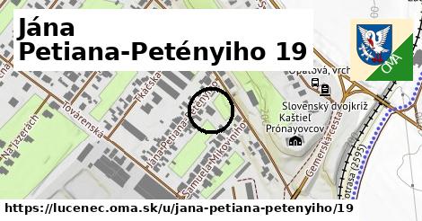 Jána Petiana-Petényiho 19, Lučenec