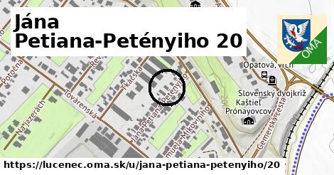 Jána Petiana-Petényiho 20, Lučenec