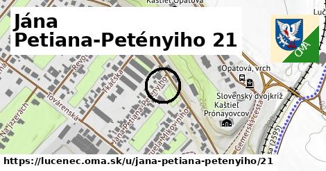 Jána Petiana-Petényiho 21, Lučenec