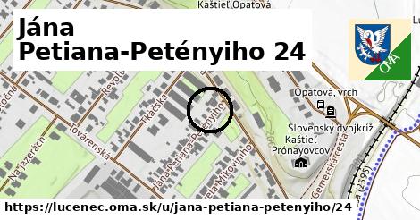 Jána Petiana-Petényiho 24, Lučenec