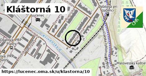 Kláštorná 10, Lučenec