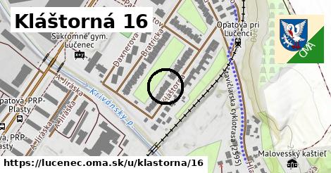 Kláštorná 16, Lučenec