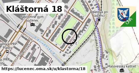 Kláštorná 18, Lučenec