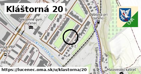 Kláštorná 20, Lučenec