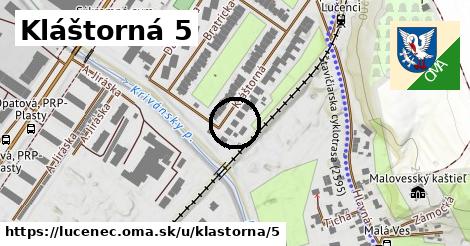 Kláštorná 5, Lučenec