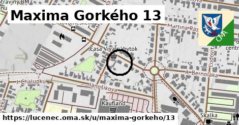 Maxima Gorkého 13, Lučenec