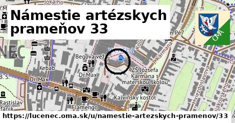 Námestie artézskych prameňov 33, Lučenec