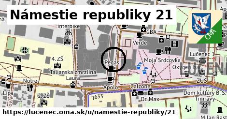 Námestie republiky 21, Lučenec