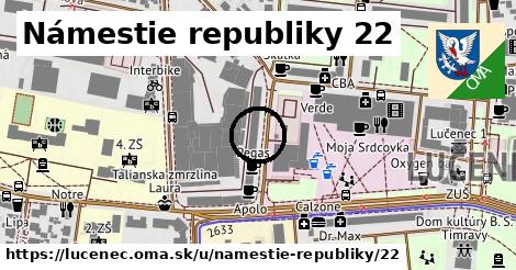 Námestie republiky 22, Lučenec