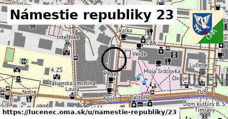 Námestie republiky 23, Lučenec