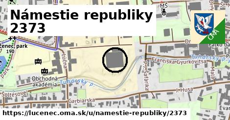 Námestie republiky 2373, Lučenec