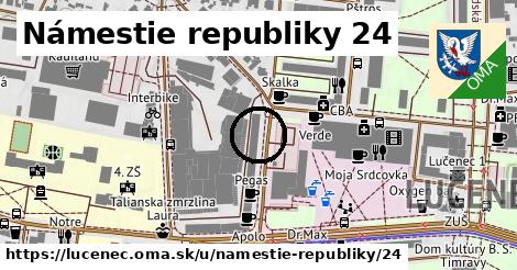 Námestie republiky 24, Lučenec