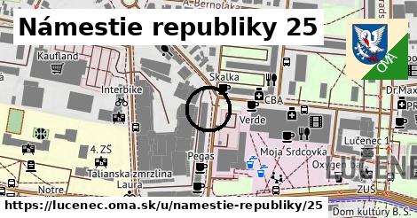 Námestie republiky 25, Lučenec