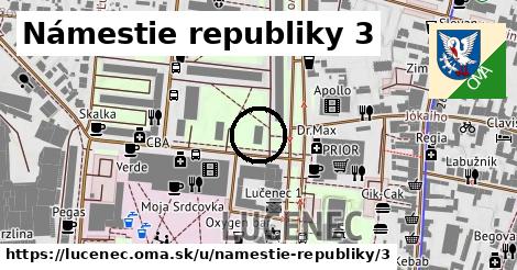 Námestie republiky 3, Lučenec