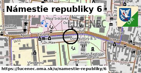 Námestie republiky 6, Lučenec