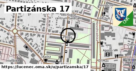 Partizánska 17, Lučenec