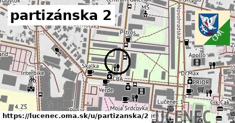 partizánska 2, Lučenec