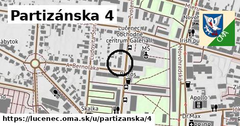 Partizánska 4, Lučenec