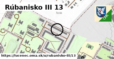 Rúbanisko III 13, Lučenec