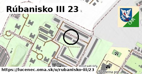 Rúbanisko III 23, Lučenec