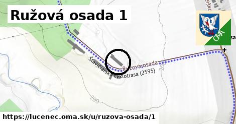 Ružová osada 1, Lučenec