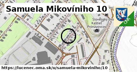 Samuela Mikovíniho 10, Lučenec