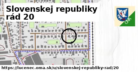 Slovenskej republiky rád 20, Lučenec