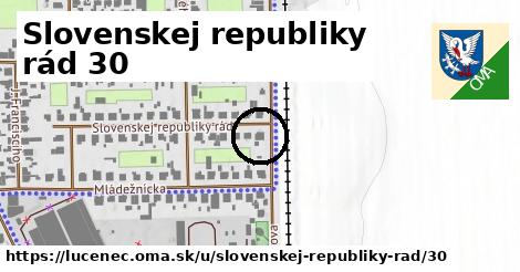 Slovenskej republiky rád 30, Lučenec