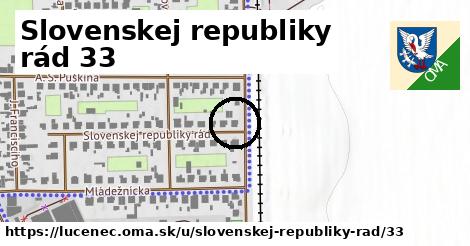 Slovenskej republiky rád 33, Lučenec