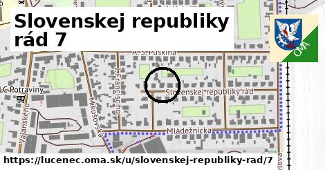 Slovenskej republiky rád 7, Lučenec