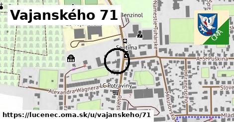 Vajanského 71, Lučenec