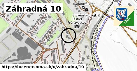 Záhradná 10, Lučenec