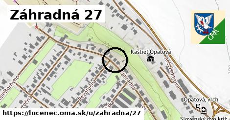 Záhradná 27, Lučenec