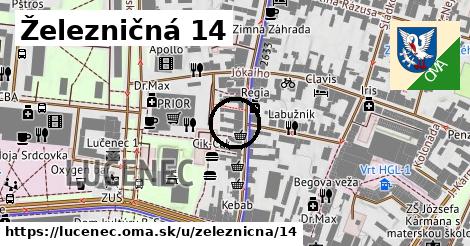 Železničná 14, Lučenec