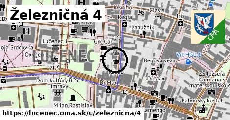 Železničná 4, Lučenec