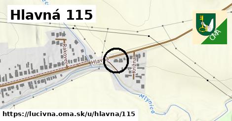 Hlavná 115, Lučivná