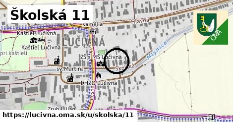 Školská 11, Lučivná