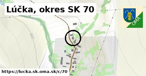 Lúčka, okres SK <span class="supisne">70</span>