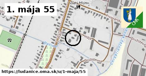 1. mája 55, Ludanice