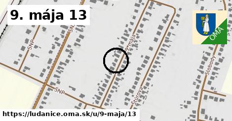 9. mája 13, Ludanice