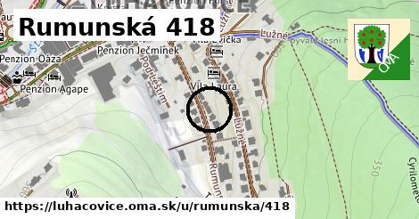 Rumunská 418, Luhačovice