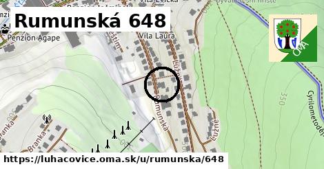 Rumunská 648, Luhačovice